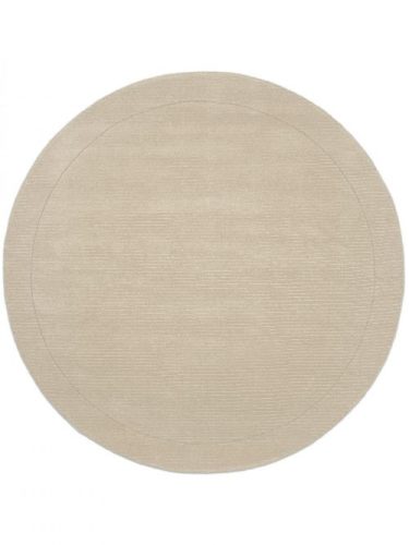 Gyapjú szőnyeg Uni Beige ¸ 160 cm kerek