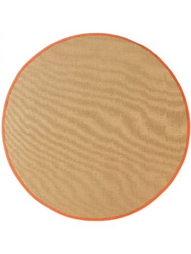 Szizál szőnyeg Orange o 160 cm round