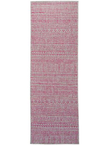 Kül- és beltéri futószőnyeg Cleo Pink 80x240 cm