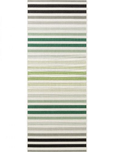 Kül- és beltéri szőnyeg Capri Green/Beige 80x200 cm