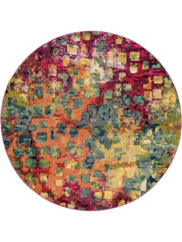 Rug Casa Multicolour ø 120 cm round