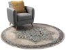 Round Rug Casa Beige ø 180 cm rund