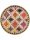 Rug Casa Multicolour/Beige ø 120 cm round