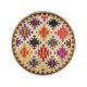 Rug Casa Multicolour/Beige ø 120 cm round