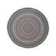 In- & Outdoor Rug Metro Blue ø 120 cm round