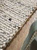 Wool Runner Beads Light Grey 70x200 cm