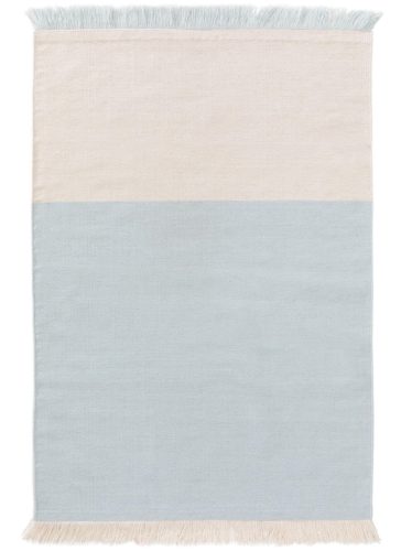 Wool Rug Blok Light Blue 160x230 cm