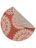 Kétoldalú kör alakú szőnyeg Terrazzo Beige/Red o 120 cm