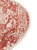 Kétoldalú kör alakú szőnyeg Terrazzo Beige/Red o 120 cm