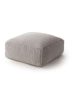 Bora Puff Light Grey 68x68x25 cm