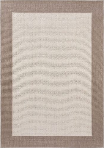 Kül- és beltéri szőnyeg Metro Cream/Taupe 160x230 cm