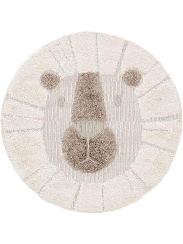 Kids rug Carlo Cream ø 120 cm round