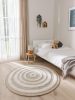 Kids rug Carlo Cream ø 120 cm round