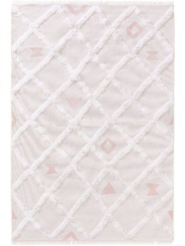 Mosható pamut szőnyeg Oslo Cream/Rose 75x150 cm