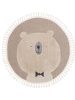 Kids rug Momo Beige ø 120 cm round