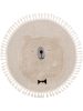 Kids rug Momo Cream ø 120 cm round