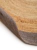 Jute Rug Jutta Grey 115 cm round