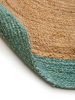 Jute Rug Jutta Green 115 cm round