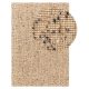 Jute Rug Sam natural 15x15 cm Sample