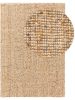 Jute Rug Sam natural/yellow 15x15 cm Sample