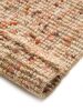 Jute Rug Sam natural/red 15x15 cm Sample