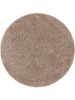 Shaggy Round Rug Soda Beige ø 120 cm round