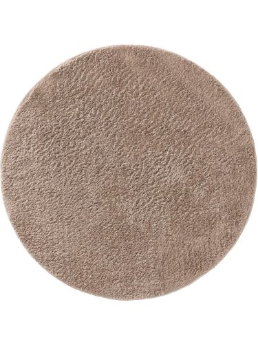 Shaggy Round Rug Soda Beige ø 120 cm round