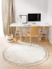 Round Rug Bosse Cream ø 150 cm round