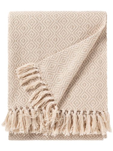 Cotton blanket Jasmin Beige 125x150 cm