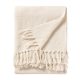 Cotton blanket Ezra Ivory 125x150 cm