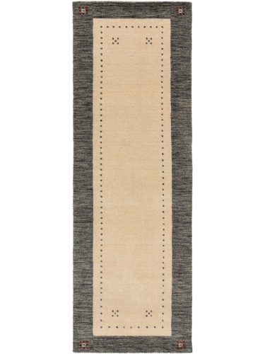 Gyapjú futószőnyeg Jamal Beige/Grey 80x250 cm