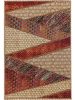 Kül- és beltéri szőnyeg Kenya Beige/Red 15x15 cm Mintadarab