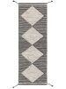 Wool Runner Nahla White/Black 70x200 cm