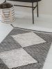 Wool Runner Nahla White/Black 70x200 cm