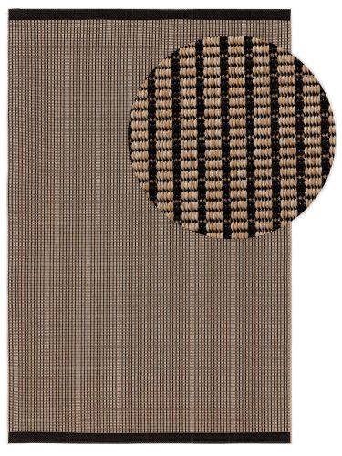 In- & Outdoor Rug Naoto Beige/Black 120x170 cm