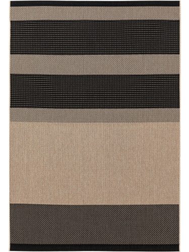 Kül- és Beltéri szőnyeg Naoto Beige/Black 80x150 cm