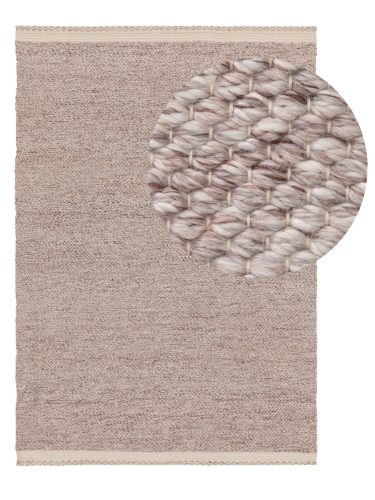 Újrahasznosított anyagból készült szőnyeg Kiah Cream/Taupe 200x300