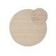 Wool Rug Lars Beige ø 100 cm round