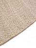 Wool Rug Lars Beige ø 100 cm round