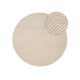 Wool Rug Lars Cream ø 150 cm round