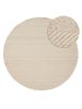 Wool Rug Lars Cream ø 200 cm round