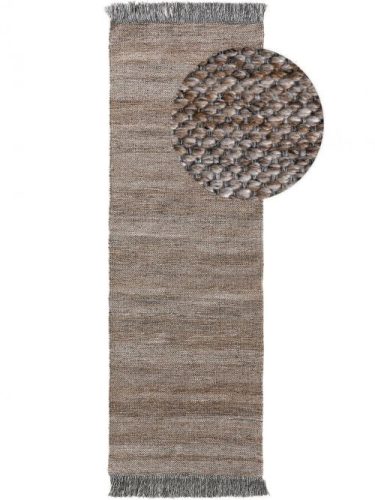 Rug made from recycled material Damian Beige 15x15 cm Sample