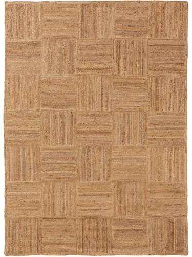 Jute Rug Jutta Light Brown 15x15 cm Sample