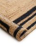 Jute Rug Jutta Black 15x15 cm Sample