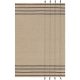 Wool Rug Kambiz Beige/Black 15x15 cm Sample