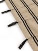 Wool Rug Kambiz Beige/Black 15x15 cm Sample