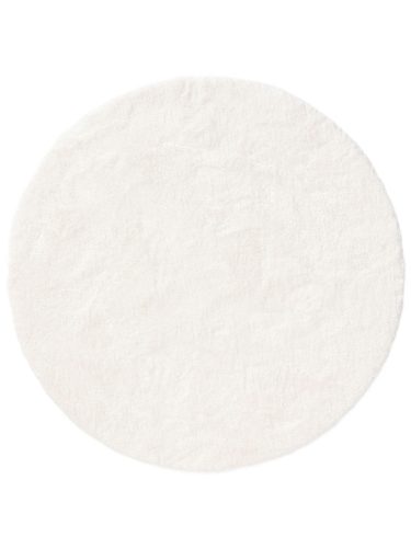 Shaggy Round Rug Cloudy Cream ø 200 cm round