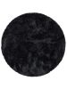 Shaggy Round Rug Cloudy Charcoal ø 160 cm round