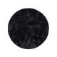 Shaggy Round Rug Cloudy Charcoal ø 160 cm round