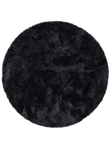 Shaggy Round Rug Cloudy Charcoal ø 80 cm round